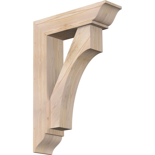 Ekena Millwork Westlake Traditional Smooth Bracket w/ Offset Brace, Douglas Fir, 7 1/2"W x 28"D x 40"H BKT0806X28X40WTL01SDF - main